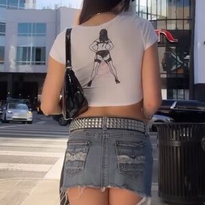 Front and back graphic tee